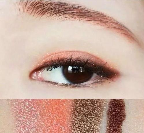 欧美暖色眼影图片女生,打造春日明媚眼眸